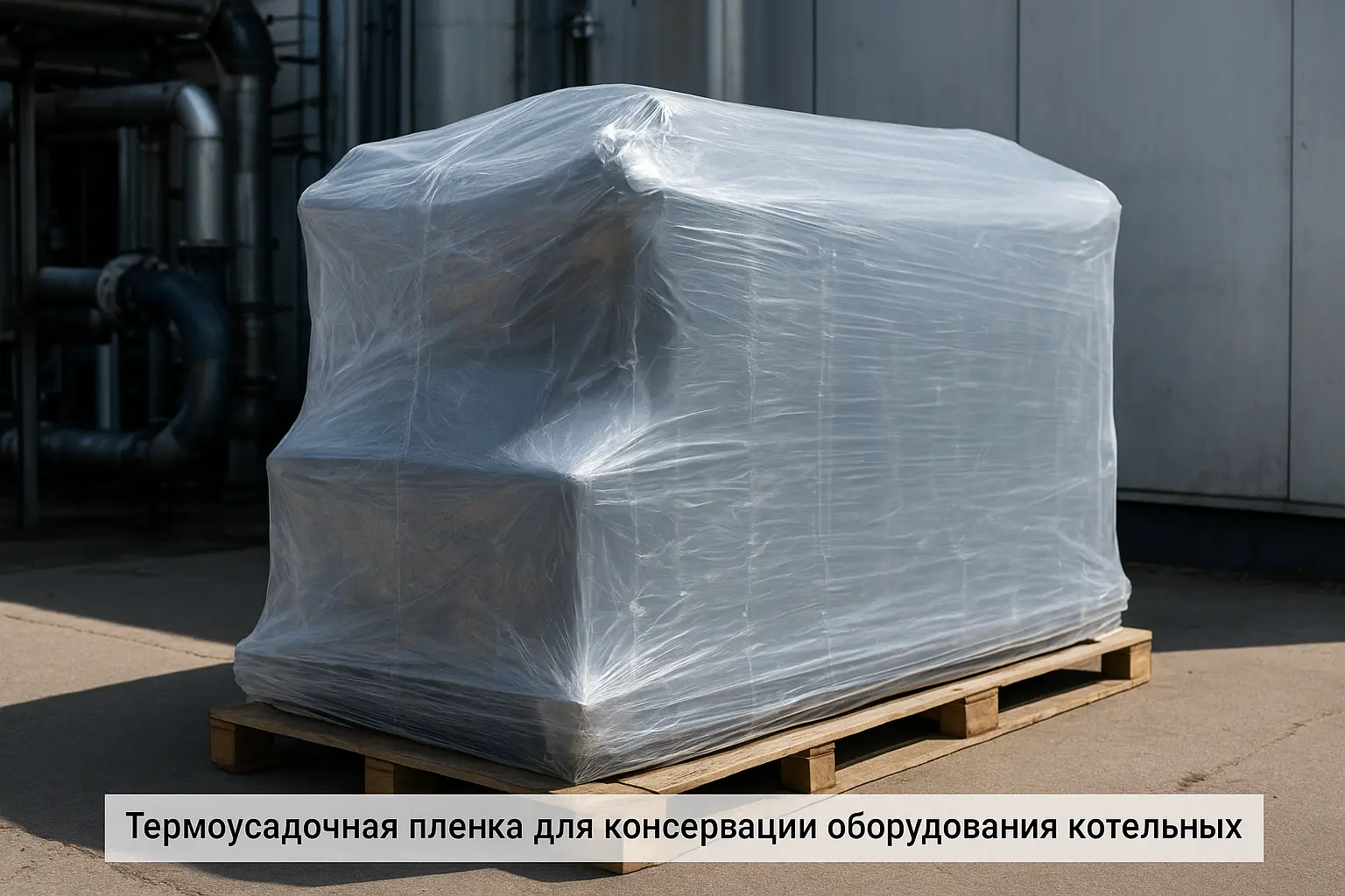 Термоусадочная пленка для консервации оборудования котельных